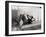 Woman Doing Crunches-null-Framed Photographic Print