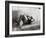 Woman Doing Crunches-null-Framed Photographic Print