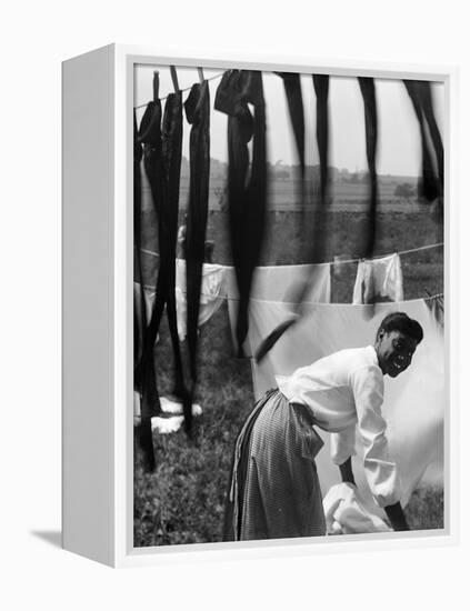 Woman Doing Laundry, C1902-Gertrude Kasebier-Framed Premier Image Canvas