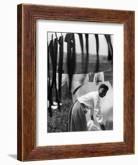 Woman Doing Laundry, C1902-Gertrude Kasebier-Framed Photographic Print