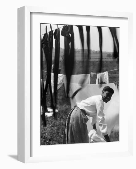 Woman Doing Laundry, C1902-Gertrude Kasebier-Framed Photographic Print