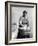 Woman Doing Laundry in Wooden Tub and Metal Washboard, Ca, 1905-null-Framed Photo