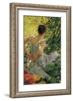 Woman Dressing-Anders Leonard Zorn-Framed Art Print