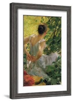 Woman Dressing-Anders Leonard Zorn-Framed Art Print