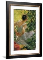 Woman Dressing-Anders Leonard Zorn-Framed Art Print