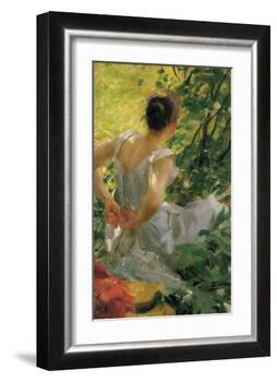 Woman Dressing-Anders Leonard Zorn-Framed Art Print