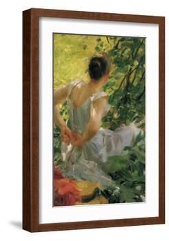 Woman Dressing-Anders Leonard Zorn-Framed Art Print