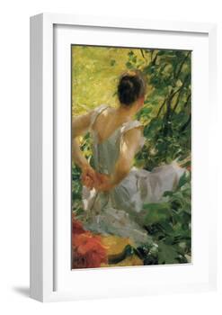 Woman Dressing-Anders Leonard Zorn-Framed Art Print
