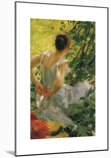 Woman Dressing-Anders Zorn-Mounted Premium Giclee Print