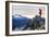 Woman Drinks Her Morning Coffee On Top Of A Mountain In The North Cascades-Hannah Dewey-Framed Photographic Print