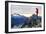 Woman Drinks Her Morning Coffee On Top Of A Mountain In The North Cascades-Hannah Dewey-Framed Photographic Print