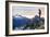 Woman Drinks Her Morning Coffee On Top Of A Mountain In The North Cascades-Hannah Dewey-Framed Photographic Print