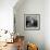 Woman Eating Spaghetti in Restaurant. No.5 of Sequence of 6-Alfred Eisenstaedt-Framed Photographic Print displayed on a wall