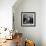 Woman Eating Spaghetti in Restaurant. No.5 of Sequence of 6-Alfred Eisenstaedt-Framed Photographic Print displayed on a wall