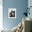 Woman Embraces a Stuffed Bear, Ca. 1940-null-Framed Photographic Print displayed on a wall