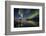 Woman Enjoying the View of the Northern Lights, at Lake Thingvellir, Iceland-null-Framed Photographic Print