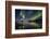 Woman Enjoying the View of the Northern Lights, at Lake Thingvellir, Iceland-null-Framed Photographic Print