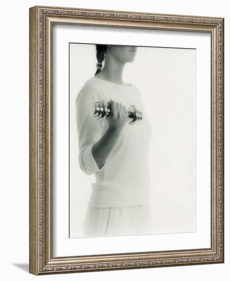 Woman Exercising-Cristina-Framed Photographic Print