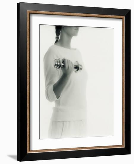 Woman Exercising-Cristina-Framed Photographic Print