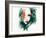 Woman Face. Hand Painted Fashion Illustration-Anna Ismagilova-Framed Art Print