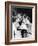 Woman Feeding a Man a Piece of Cake-null-Framed Photo