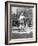 Woman Feeds Ostrich Orange on Farm-Philip Gendreau-Framed Photographic Print