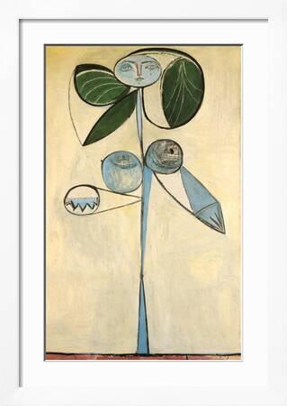 Woman/flower 1946' Giclee Print - Pablo Picasso | Art.com