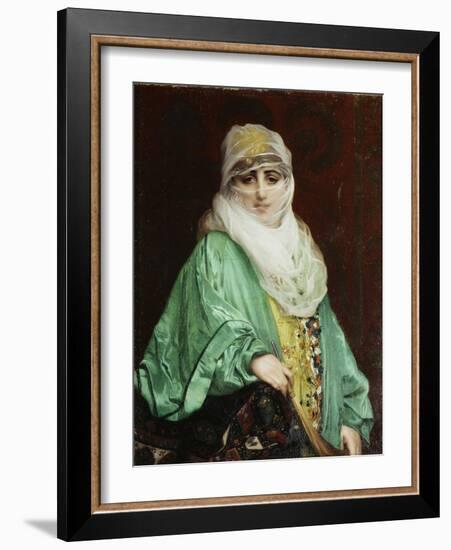 Woman from Constantinople, Standing, C.1876-Jean Leon Gerome-Framed Giclee Print