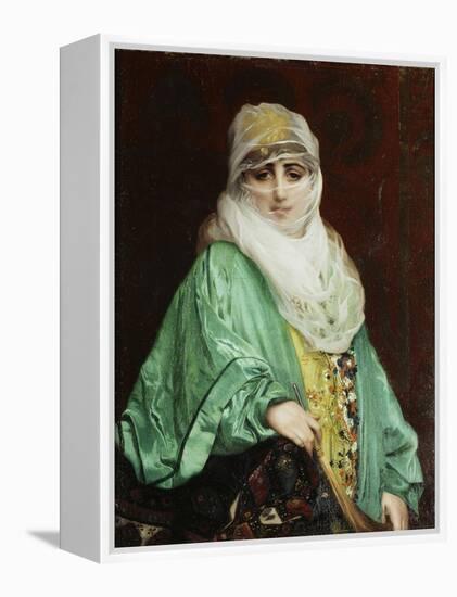 Woman from Constantinople, Standing, C.1876-Jean Leon Gerome-Framed Premier Image Canvas