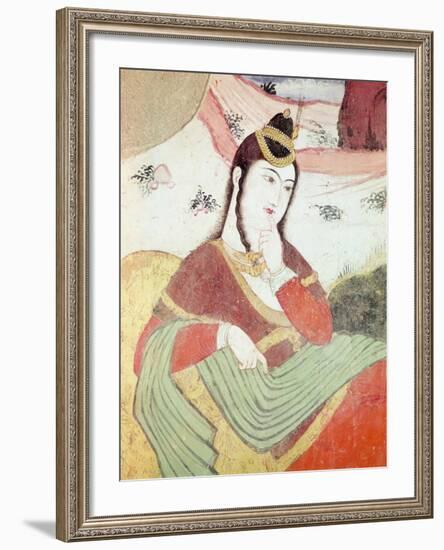 Woman from the Court of Shah Abbas I, 1585-1627-null-Framed Giclee Print