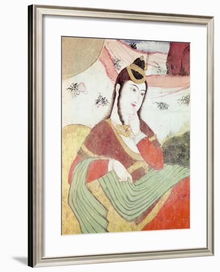 Woman from the Court of Shah Abbas I, 1585-1627-null-Framed Giclee Print