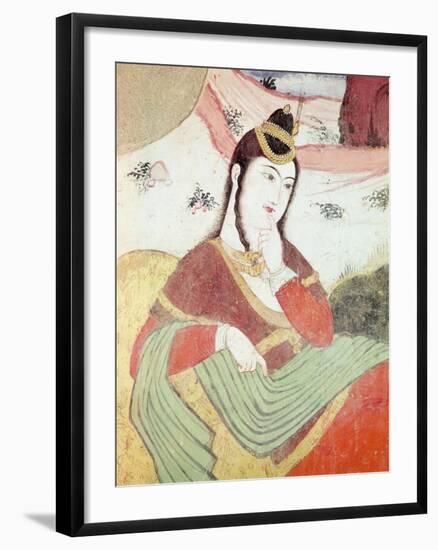 Woman from the Court of Shah Abbas I, 1585-1627-null-Framed Giclee Print