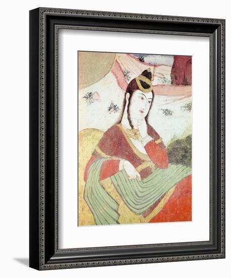 Woman from the Court of Shah Abbas I, 1585-1627-null-Framed Giclee Print