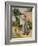 Woman Hanging Her Laundry, 1887-Camille Pissarro-Framed Giclee Print