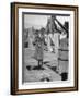Woman Hanging the Laundry Out to Dry-Nina Leen-Framed Photographic Print