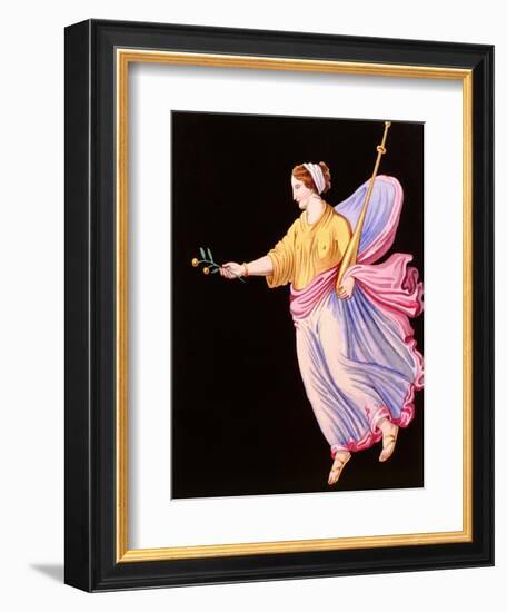 Woman Holding an Olive Branch-null-Framed Giclee Print