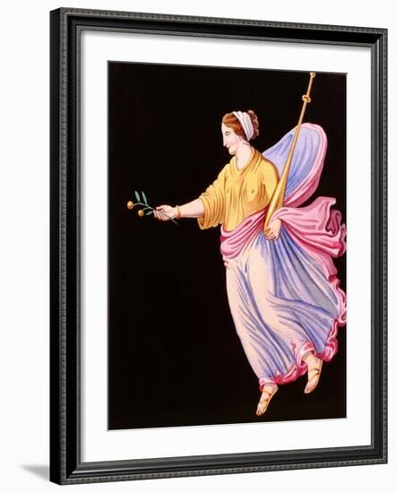 Woman Holding an Olive Branch-null-Framed Giclee Print