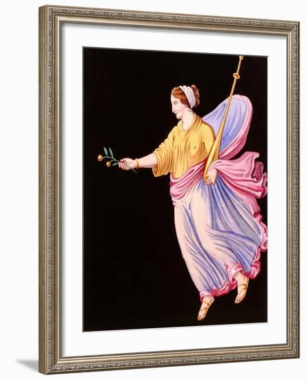 Woman Holding an Olive Branch-null-Framed Giclee Print