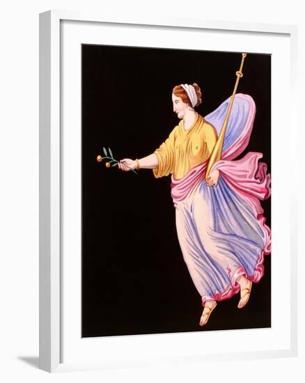 Woman Holding an Olive Branch-null-Framed Giclee Print