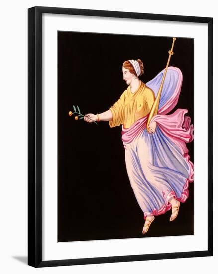 Woman Holding an Olive Branch-null-Framed Giclee Print