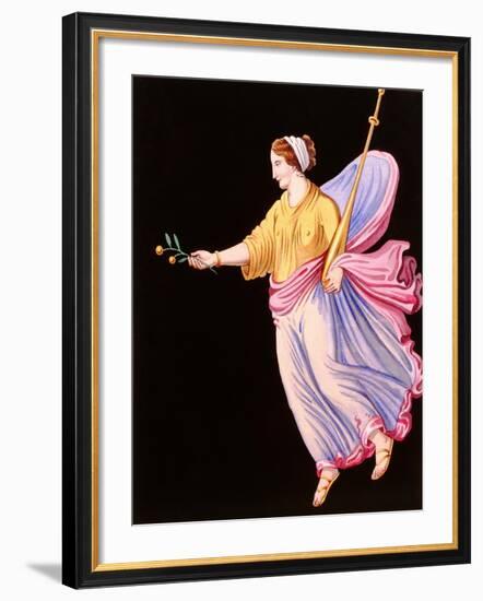 Woman Holding an Olive Branch-null-Framed Giclee Print