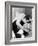 Woman Hugging a Man-null-Framed Photo