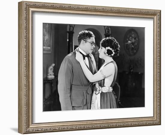 Woman Hugging Her Husband-null-Framed Photo