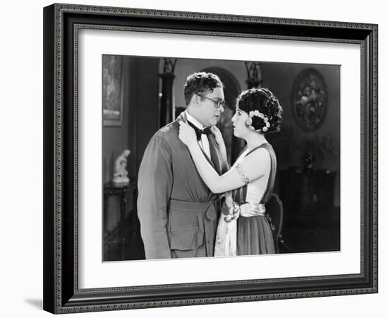 Woman Hugging Her Husband-null-Framed Photo