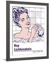 Woman in a Bath-Roy Lichtenstein-Framed Art Print