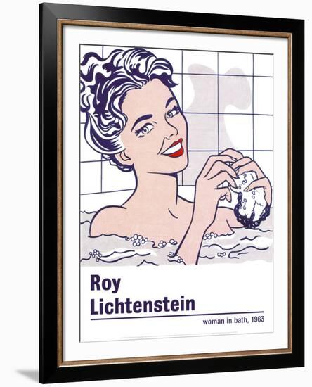 Woman in a Bath-Roy Lichtenstein-Framed Art Print