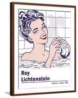 Woman in a Bath-Roy Lichtenstein-Framed Art Print