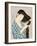 Woman in a Bathrobe Combing Her Hair-Taisho Era. Hashiguchi Goyo-Framed Art Print