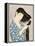 Woman in a Bathrobe Combing Her Hair-Taisho Era. Hashiguchi Goyo-Framed Stretched Canvas
