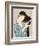 Woman in a Bathrobe Combing Her Hair-Taisho Era. Hashiguchi Goyo-Framed Premium Giclee Print